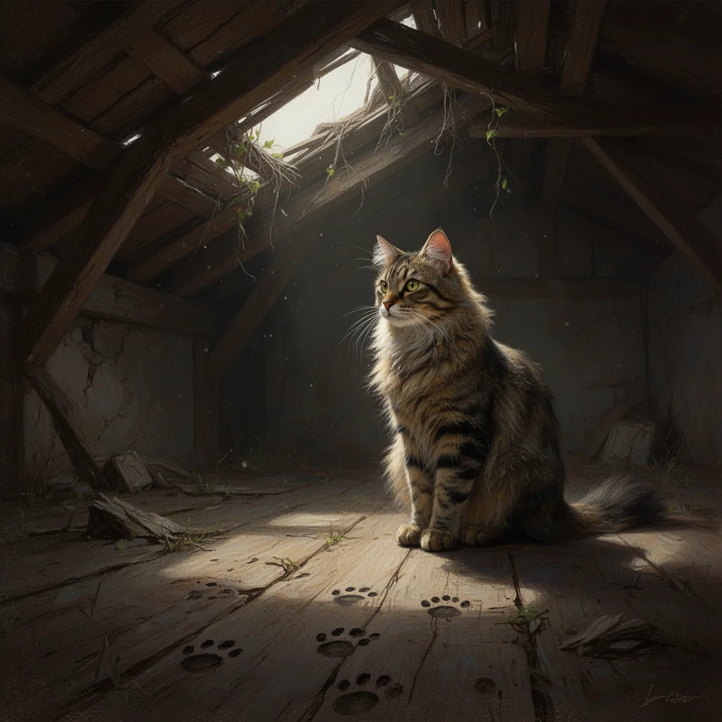 Wyra in a misty Oracle Day branch scene