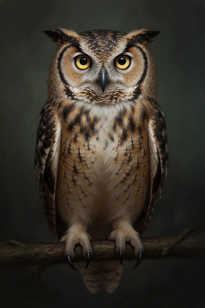 Wiseman owl denizen visual sample